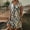 Gray, variant on TMOYZQ Summer Dresses for Women 2024 V-Neck Short Sleeve Flowy Mini Dress Boho Flower Printed Casual Loose Fit T-Shirt Dress