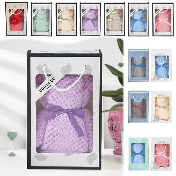 Xihbxyly Toalla Melba Bear, Suave Tejido Polar, Muy Absorbente y Duradera, Fácil de Limpiar y Lavable a Máquina, Ideal para Regalar, Versátil para Manos y Rostro, 35 X 75 Cm.
