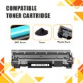 thumbnail image 2 of CF248A Catch Supplies Compatible 48A Toner for LaserJet Pro M15a M15w M16a M16w MFP M28 M28a M28w M29a M29 Printer Ink (Black, 1-Pack), 2 of 8