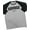 T-Shirt Heather Grey, variant on GYMISH RAGLAN SAVAGE Workout Gym T-Shirt – Funny Gym Shirt for Men, Men's Savage Workout Tee, Fitness & Bodybuilding Gym Apparel