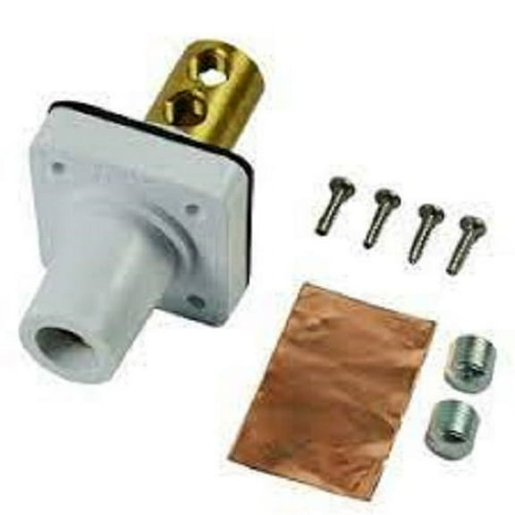 Marinco-CL20FRB-B-CL SrsPnlMntNum2-2/0AWG DbleSetScrewFmleWhite(B)-(Pk of 1)