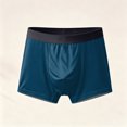 thumbnail image 3 of IAJDKMEK Men's Boxer Briefs - Breathable Underwear for Men, Soft Stretch Mens Underwear, All-Day Boxer Briefs for Comfort and Support,Dark Blue 2XL, 3 of 7