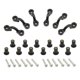 thumbnail image 1 of Tuerca De Goma En Forma De C Hebilla De Cuerda De Cubierta De Ojo Con Ojales De Tornillos Para Barco Kayak Kit De Aparejo De Cubierta Accesorios De Canoa De Barco 6 Unids/Set Moyic OD009254-00, 1 of 7