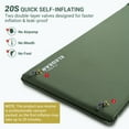 thumbnail image 6 of Elegear Self Inflating Sleeping Pad, 3.1" Ultra-Thick Memory Foam Camping Pad with Pillow Fast Inflating in 20s Insulated Camping Mattress Pad 4-Season Camp Sleeping Mat for Camping/Car/Tent, 6 of 9