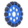 thumbnail image 2 of Piezas de robot industrial, rueda omnidireccional, rueda omnidireccional, robot con tracción omnidireccional, durabilidad extendida, 2 of 8