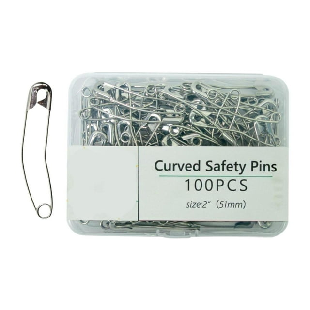 Alfileres de Costura Macarena 100 Piezas 51 mm Livianos Resistentes a la Oxidación