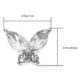 thumbnail image 2 of unbranded 20Ud Watermariposas Cristal Plata Nail Charms Para Creativa Y, 2 of 8