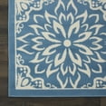thumbnail image 3 of Walmart Bliss Modern Floral Ivory/Blue 7'10" x 9'10" Area Rug, (8' x 10'), 3 of 6