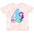 thumbnail image 3 of Inktastic Fourth Birthday Mermaid Girls Toddler T-Shirt, 3 of 5