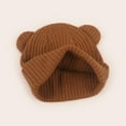 thumbnail image 4 of CPNG Baby Toddler Winter Hats Girls Boys Beanie with Cotton Lining Knitted Knit Winter Hat with Cute Bear Ear Warm Fleece Cap for Cold Weather, 4 of 8