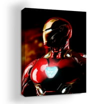 DreamController Iron Man Wall Canvas Posters Wall Art Decor(18"X24") I Framed Canvas Paintings For Bedroom, Livingroom, & Office | Made In Usa | Fast Delivery | Hd Print