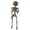 Gray, variant on QLUEWX Gray Halloween Faux Skeleton Decorations, 19.7" Realistic Posable Faux Pumpkin Head Skeleton Home Decor, Spooky Hanging Prop Party Supplies, Halloween Decor for Indoor Outdoor Haunted House