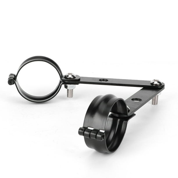 Faro de Motocictleta Negro, Abrazadera de Montaje de Horquilla Acesio de Soporte de Montaje de Faro de Motocicleta Universal Apto para Yamaha51-60MM