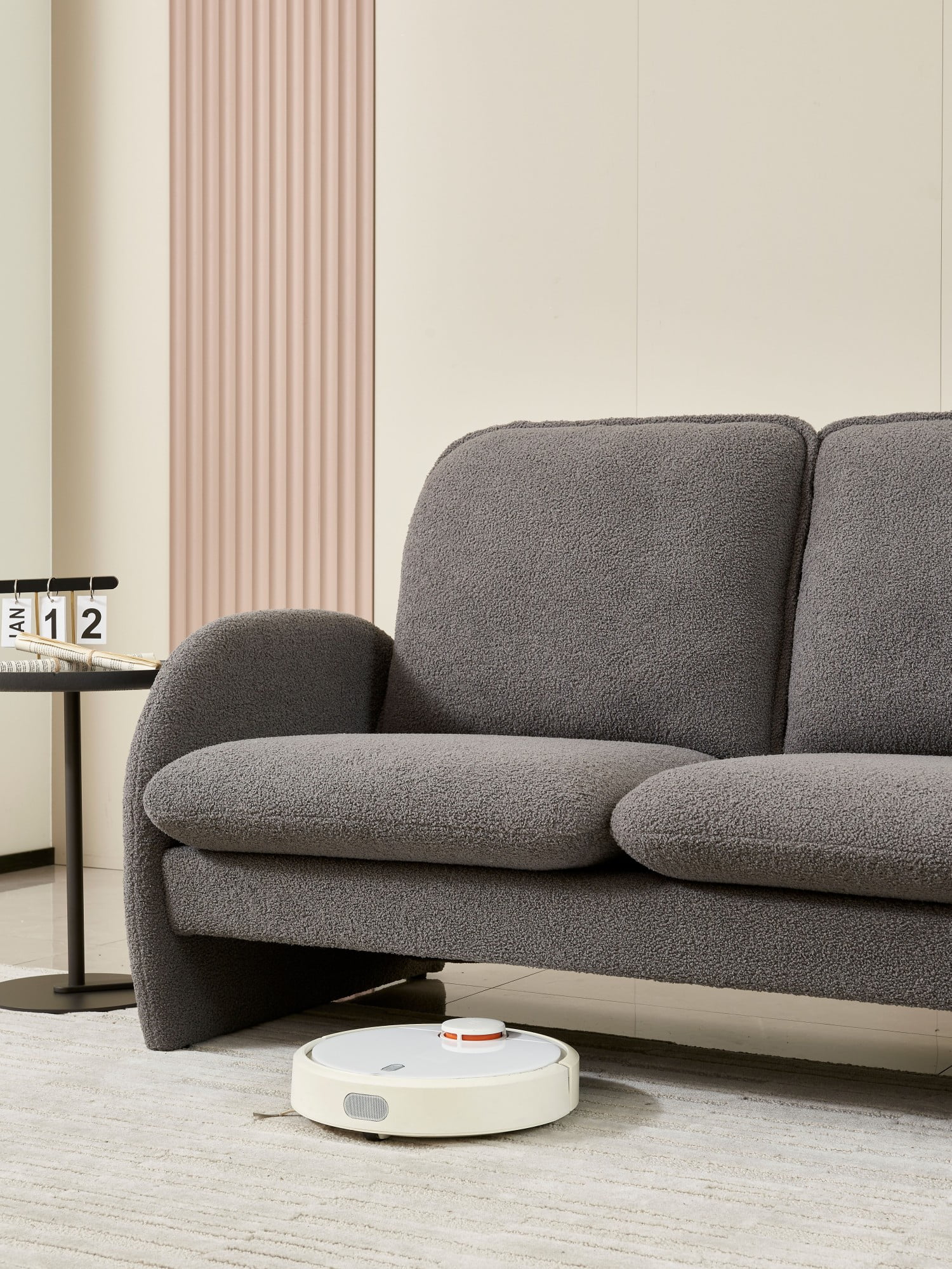 Gewnee 59" Loveseat Sofa Small Couch for Living Room, Sherpa Fabric Upholstered Loveseat Sofa Couch, Small Loveseat Sofa for Apartment, Bedroom