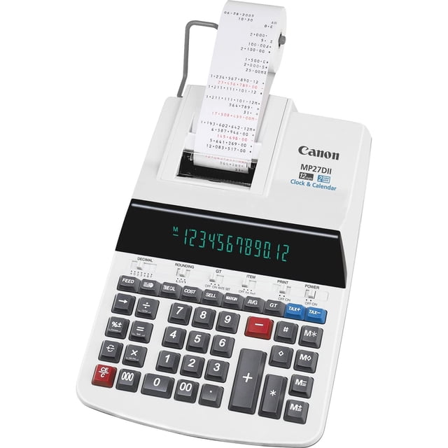 Calculadora de impresión de escritorio Canon MP27DII