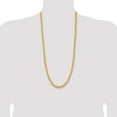 thumbnail image 2 of Diamond2Deal 10K Yellow Gold 6.75 mm Solid Miami Cuban Chain Necklace for Mens 30", 2 of 6