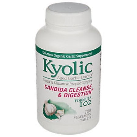 Kyolic Wakunaga Formule 102 Digestion végétarienne, 200 Ct