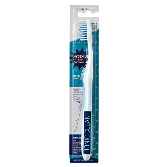Cepillo de dientes HyGenius Aqua iónico contra la placa