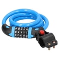 thumbnail image 4 of Bicycle Code Lock, Bike Security Password Lock Bike 5-Digit Code Combination Lock 5-Digit Code  For Landscape Equipment For Outdoor Grills Blue,White, 4 of 8