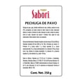 thumbnail image 2 of Pechuga de Pavo Sabori baja en grasa 250 g, 2 of 5