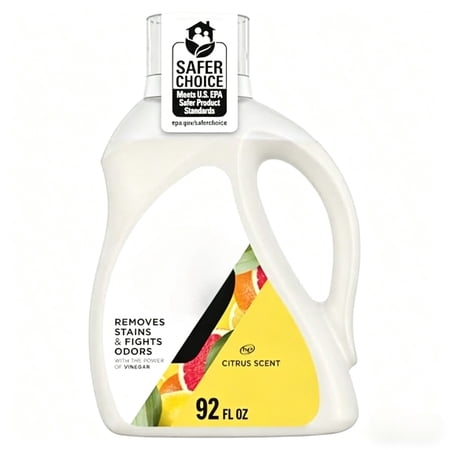 Liquid Laundry Detergent, Citrus Scent, Vinegar Powered, 92 fl oz, 1 count