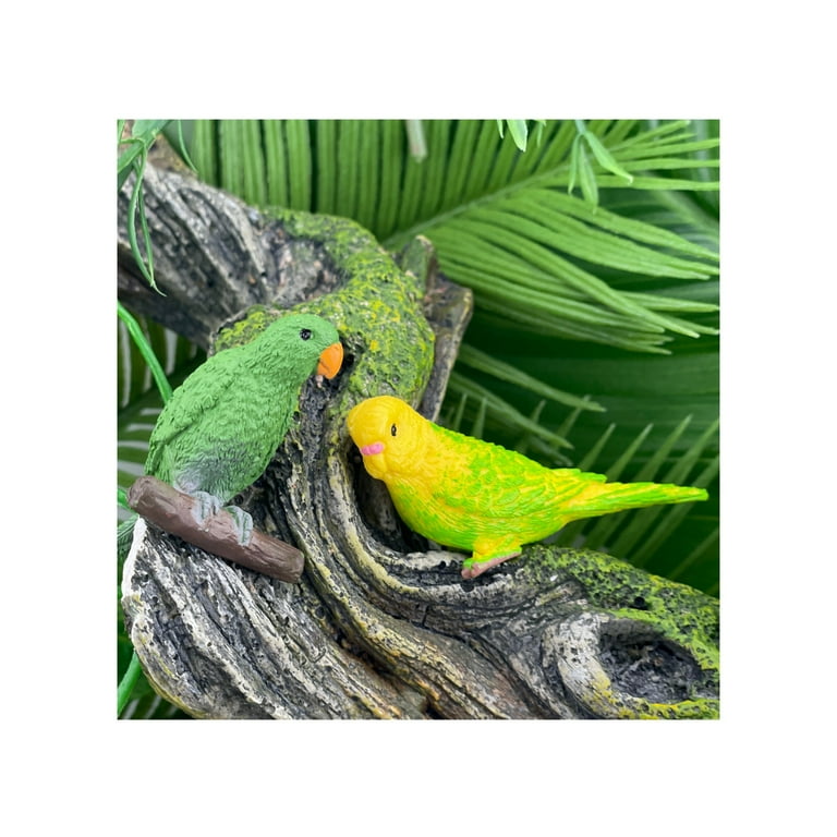 Safari Ltd. Exotic Birds TOOB - 10 Figurines: Parakeet, Quetzal