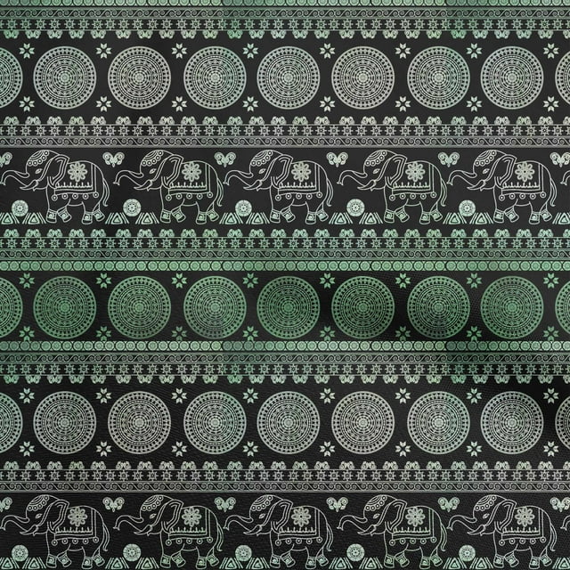 oneOone Rayon Black Fabric Block Fabric For Sewing Printed Craft Fabric By The Yard 56 Inch Wide-37