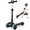 Black, variant on Electric Scooter for Kids Ages 3-8, 3-Wheel Foldable Light-Up Scooter with Full Body LED, Wide Deck, Thumb Accelerator, 3 Adjustable Heights, 5MPH Safe Speed, Electric Scooter for Boys & Girls,Pink