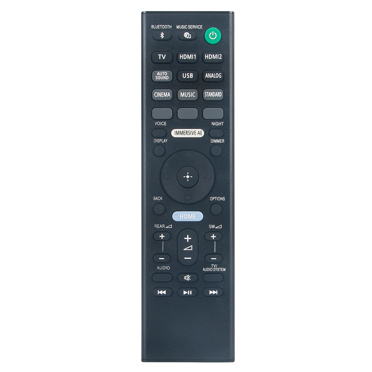 Télécommande De Remplacement Pour Sony TV - Modèle RMT-AH301U - Compatible HT-MT300, SA-MT301, Etc.