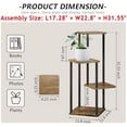 thumbnail image 4 of Plant Stand 4 Tier Indoor Metal Flower Shelf for Multiple Plants Corner Tall Flower Holders for Patio Garden Living Room Balcony Bedroom, Black (4 Tier-Black), 4 of 6