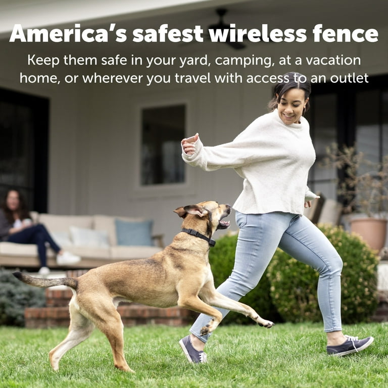PetSafe Stay & Play Compact Wireless Fence for Dogs, Covers 3/4-Acre,  Portable 