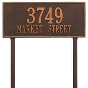 Personalized Whitehall Products Hartford 2-Line Lawn Plaque in Copper