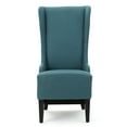 thumbnail image 2 of Callie Fabric Dining Chair with High Back, Teal, 23.25" x 28.75" x 46.25", 2 of 7