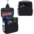 thumbnail image 4 of ZheElen Conveniently Pack Essentials With Travel Bag - Easy To And Foldable Portable Polyester Toiletry Bag gray 1Set, 4 of 6