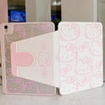 thumbnail image 4 of Sanrio Anime Hello Kitty Ipad Case Pro 11 Inch 10.9 Inch Air 1 2 3 Kawaii Cartoon with Pen Slot Fold Protect Shell Girl Gift Toy Gift Festivals, 4 of 6