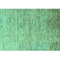 thumbnail image 1 of Ahgly Company Machine Washable Indoor Rectangle Oriental Turquoise Blue Modern Area Rugs, 5' x 7', 1 of 4