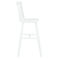 thumbnail image 4 of SAFAVIEH Galena Solid Spindle Back Bar Stool with Footrest, White, 4 of 13