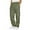 #Green, variant on DPTALR Men's High Waist Drawstring Casual Trousers with Multi Pockets，Long Pants,Beige Big and Tall Men L
