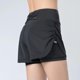 thumbnail image 3 of Encantadores pantalones cortos de yoga para mujer Pantalones de chándal de levantamiento de glúteos elásticos para danza YogaBlack, 3 of 5