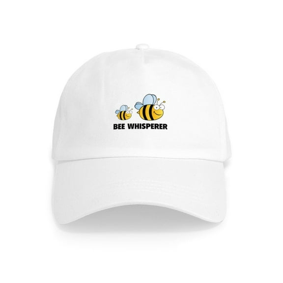 CafePress - Bee Whisperer Cap - Adjustable 100% Brushed Unisex Casual Cotton Baseball Cap, Beige, 1