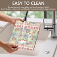 thumbnail image 4 of Placemat, Pioneer Flower Floral Print Pattern Place Mats Table Mat Set Of 2, PVC Washable Placemats for Party Kitchen Dining Decoration, 18x12 Inch, Fade Resistant, 4 of 6