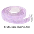 thumbnail image 2 of unbranded Tira Decorativa Autoadhesiva De Strass En Resina Violeta Para Manualidades Creativas, 2 of 8