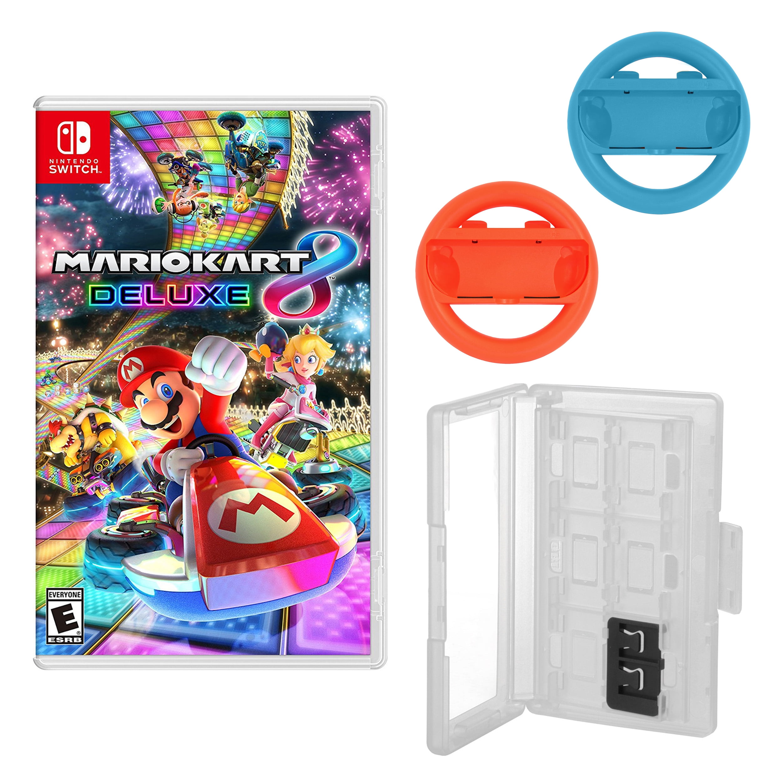 Hard Shell 12 Game Caddy with Mario Kart 8 Deluxe for