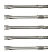 5-Pack BBQ Gas Grill Tube Burner Replacement Parts for Outdoor Gourmet SRGG51103A - Compatible Barbeque Stainless Steel Pipe Burners