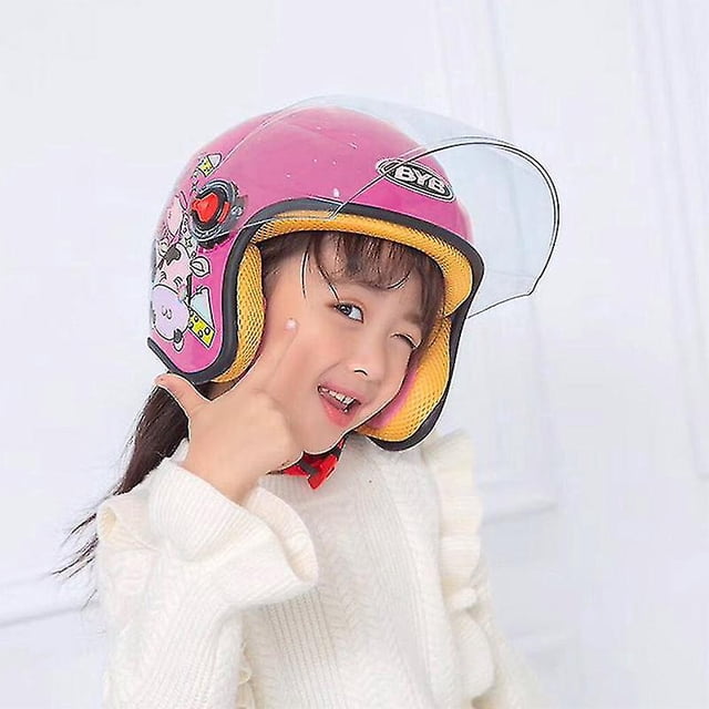Casco de moda para niños, casco de motocicleta, Scooter, casco protector para niño y niña
