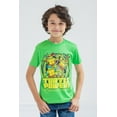 thumbnail image 2 of Teenage Mutant Ninja Turtles Donatello Raphael Leonardo Toddler Boys 3 Pack Athletic T-Shirts Toddler to Big Kid, 2 of 5