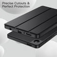thumbnail image 5 of JETech Case for Samsung Galaxy Tab A9 8.7-Inch 2023, Soft TPU Tri-Fold Stand Protective Tablet Cover (Black), 5 of 6