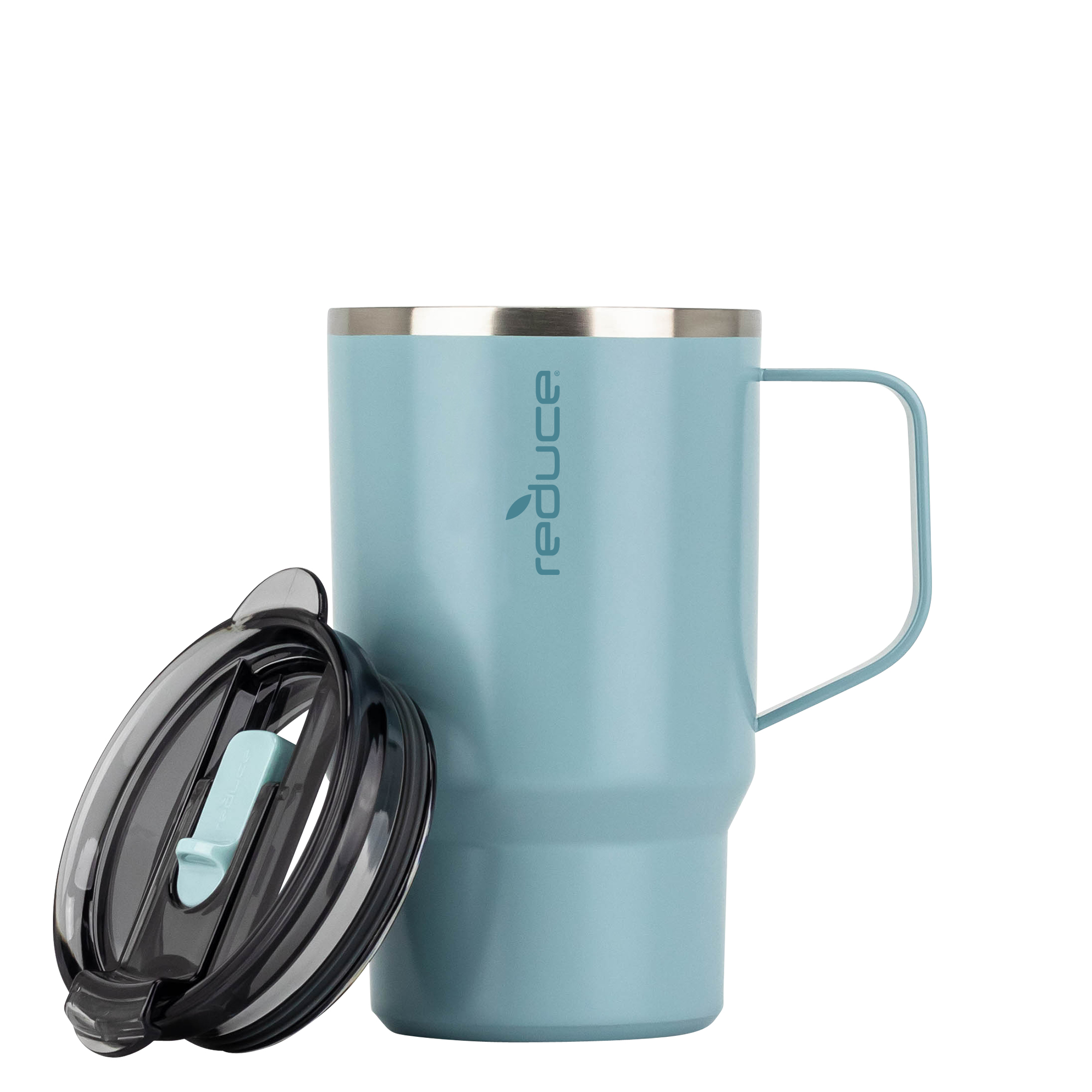 Reduce Reusable 18 oz Hot1 Coffee Mug with Lid and Handle Eucalyptus