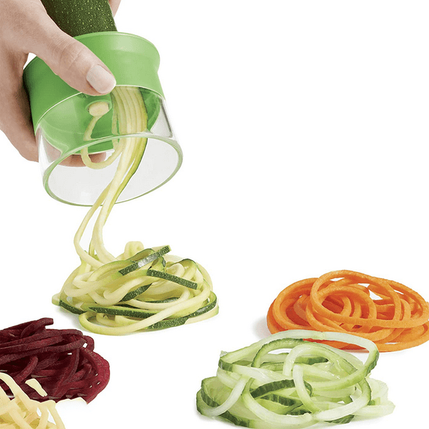 Spiralizer inox de légumes avec 3 lames interchangeables