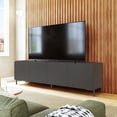 thumbnail image 2 of Mueble Mesa de TV Diseño Moderno Rack de TV con Puertas negro Midtown Concept, 2 of 5